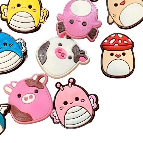 NEW 20 Pack Funny Alien 1” Decorative Hollow‎ “Croc-Style” Shoe Charms - Picture 5 of 13